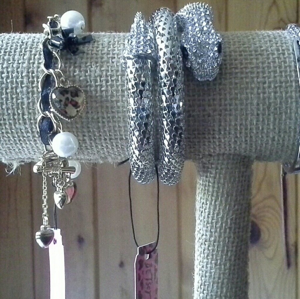 Betsey Johnson bracelet, snake coil